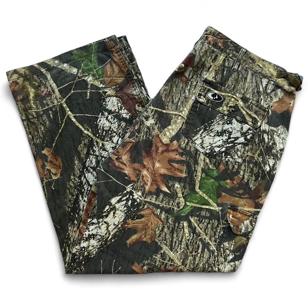 Mossy Oak Breakup Camouflage Camo Cargo Pants XL Hunting 43 x 31 Streetwear